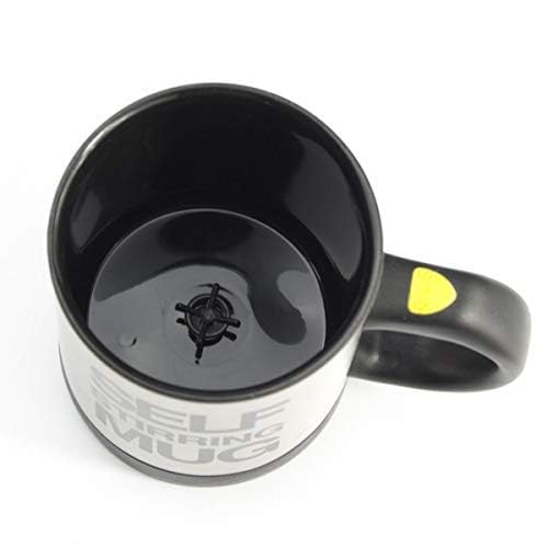 Self Stirring Coffee Mug Cup -Funny Electric Stainless Steel Automatic Self Mixing&Spinning Home Office Travel Mixer Cup Best Cute Christmas Birthday Gift Idea for Men Women Kids