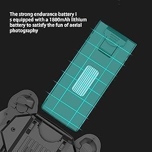 Drone with 4k Camera Foldable 1080P HD Drone with FPV Live Video, Smart Gestures Selfie, Altitude Hold, One Key Take Off/Landing, 3D Full Series Flips, Headless Aerial Photography