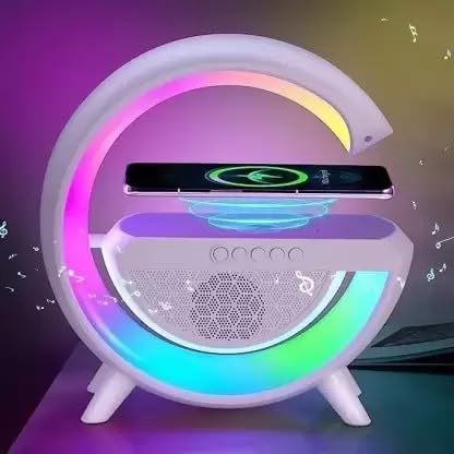 Rich Polo G Shape Wireless Bluetooth Speaker Multicolor Changing LED Light