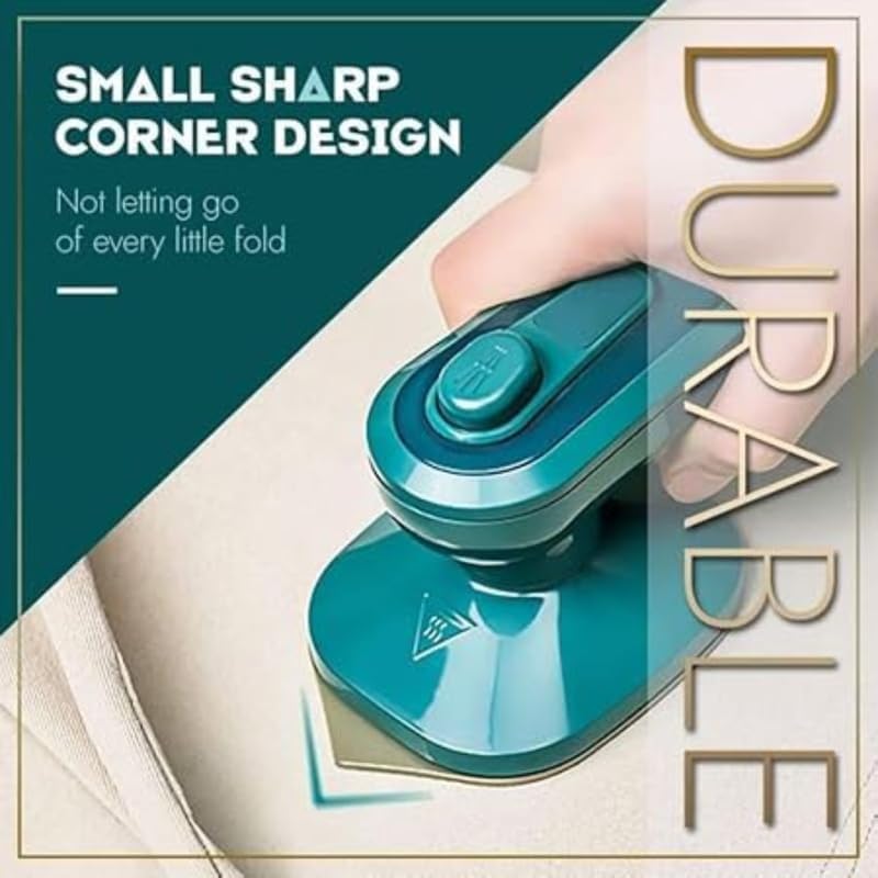 Mini Portable Steam Iron for Clothes  Compact Travel Ironing Device  Quick Use Dry & Steam Function  Lightweight Clothes Refreshing Tool for Home, Office & Travel