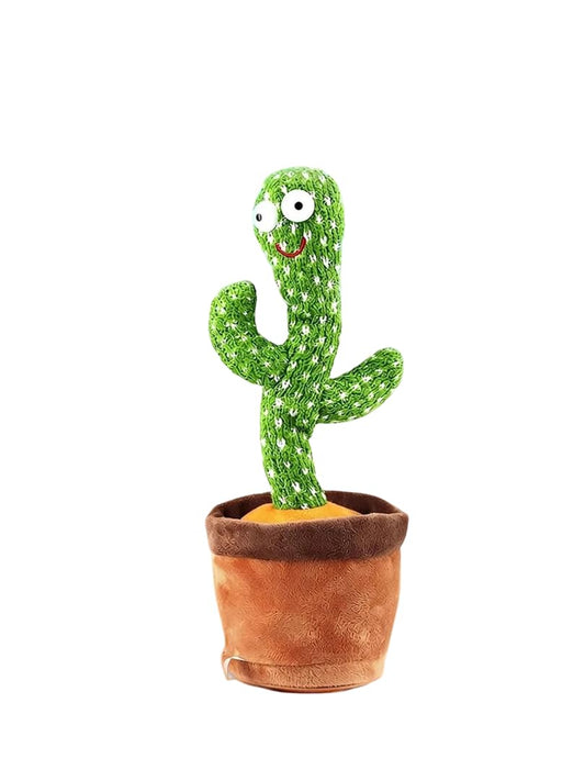 aonetraders Dancing Cactus Toy for Kids Singing Cactus Plant Toy with led Light Talking Recording Repeat Voice Soft Plush Cactus for Babies Toddlers Home Decor Gift