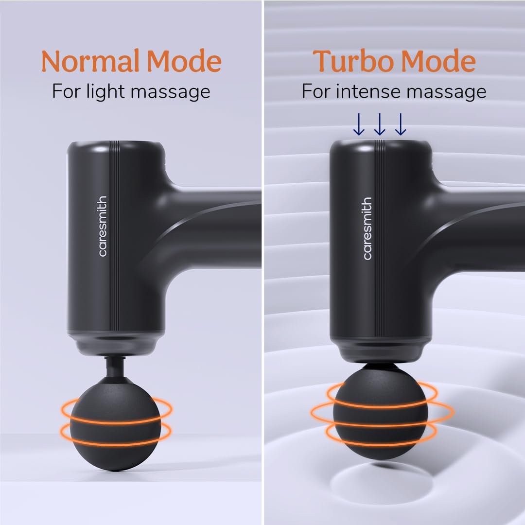 Charge Go Massage Gun | Body Massager for Pain Relief | Massage Gun for Back Leg & Full Body | 4 Specialized Heads For Full Body Pain Relief
