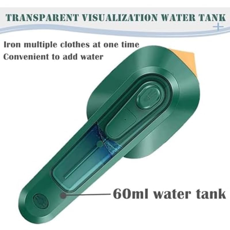 Mini Portable Steam Iron for Clothes  Compact Travel Ironing Device  Quick Use Dry & Steam Function  Lightweight Clothes Refreshing Tool for Home, Office & Travel