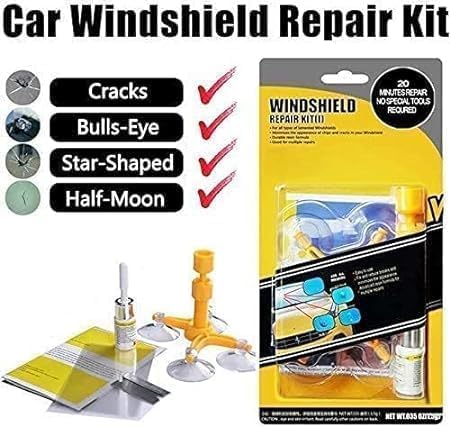 WINDSCREEN GLASS CRACK REPAIRING KIT