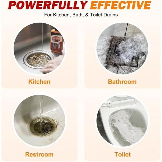 Clearing Blockage Descaling Deodorizing Pipeline Unclogging Agent 100 ml (Pack of 2)