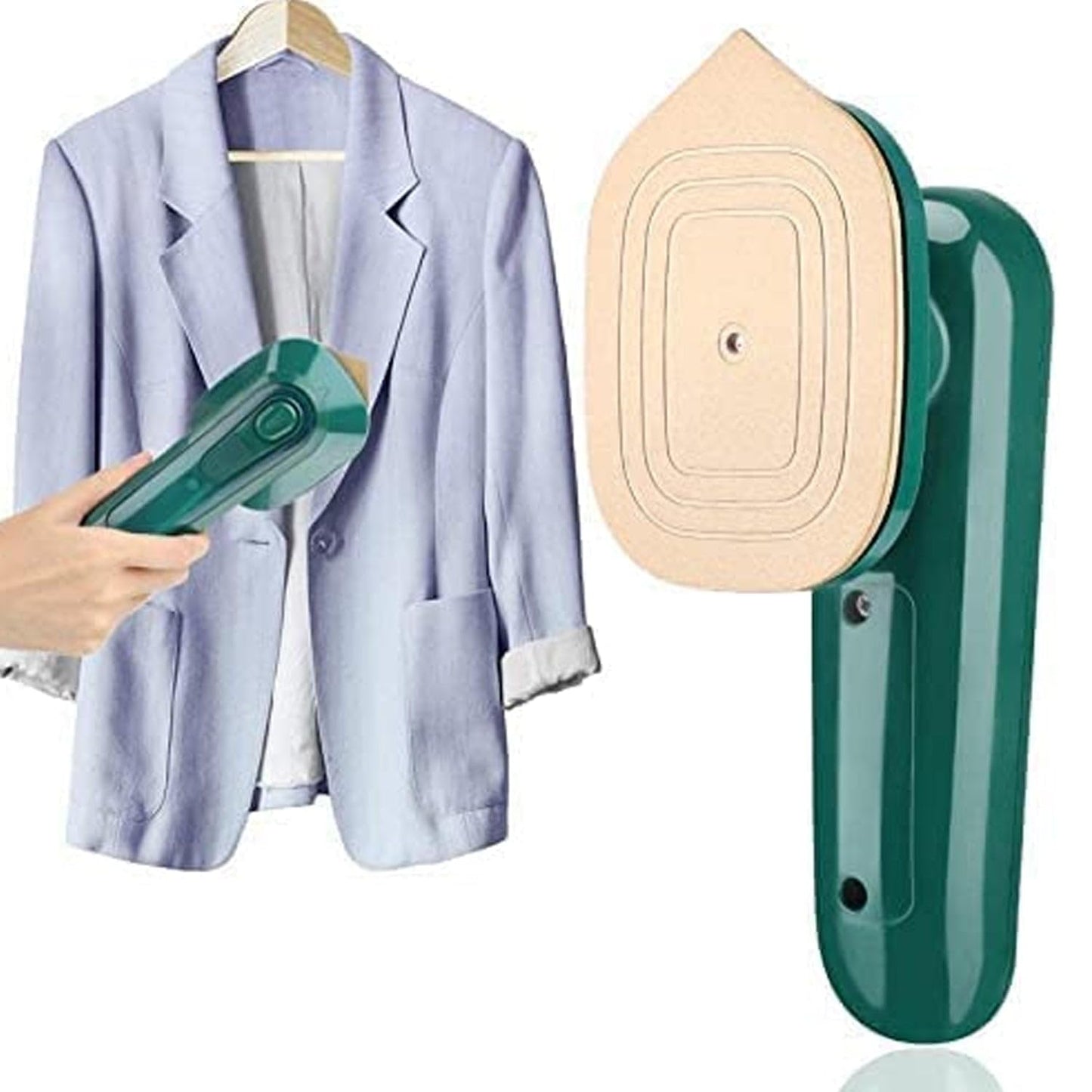 Mini Portable Steam Iron for Clothes  Compact Travel Ironing Device  Quick Use Dry & Steam Function  Lightweight Clothes Refreshing Tool for Home, Office & Travel