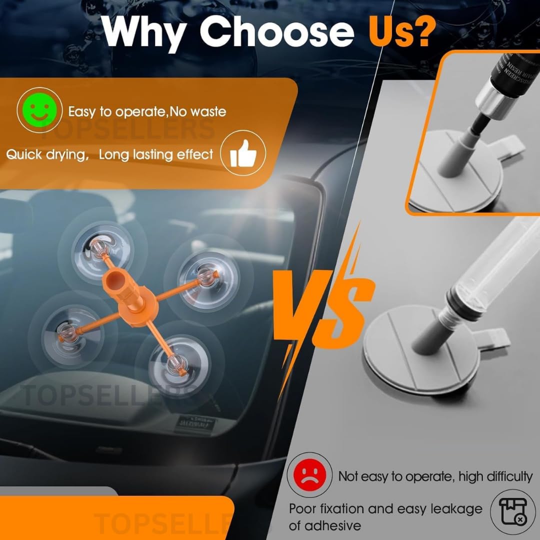 WINDSCREEN GLASS CRACK REPAIRING KIT