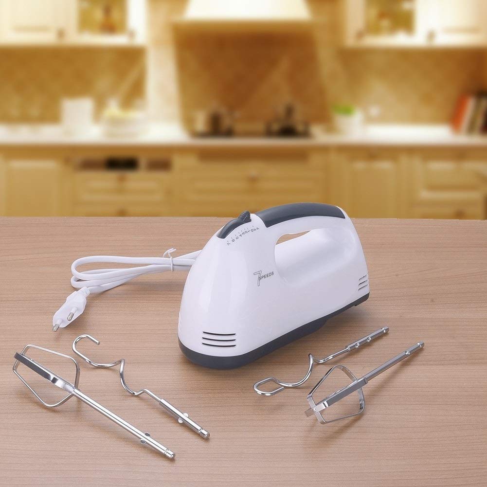Easy Mix Electric Hand Mixer | 7 Speed Variable Control Handheld Mixer | Powerful 260 Watt Motor with High-Speed Beaters for Baking, Whipping & Mixing