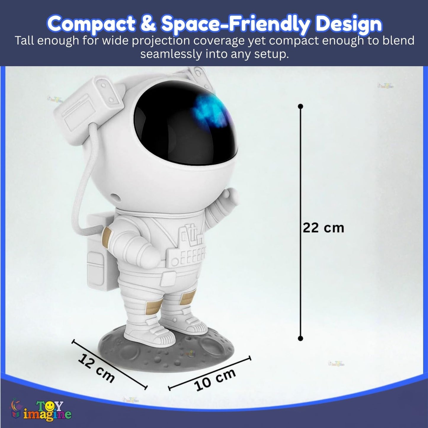 Astronaut Galaxy Projector Night Light – 360° Rotating Nebula Star Projector with Remote Control, Timer & Adjustable Head – Space Lamp for Kids’ Bedroom, Gifts, Gaming Room, Home & Décor