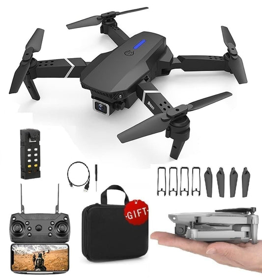 Drone with 4k Camera Foldable 1080P HD Drone with FPV Live Video, Smart Gestures Selfie, Altitude Hold, One Key Take Off/Landing, 3D Full Series Flips, Headless Aerial Photography