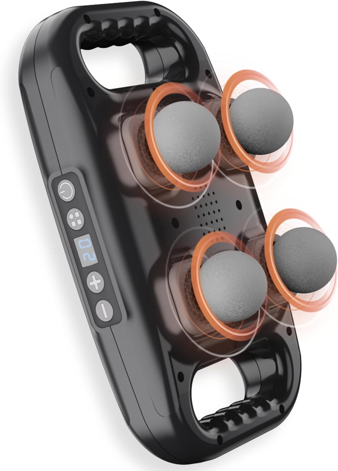 4-Head Massage Gun Deep Tissue, Muscle Massager 20 Intensities & 6 Massage Modes, 4-Head Back Massager for Pain Relief in Back, Leg, Neck, Shoulder and Body