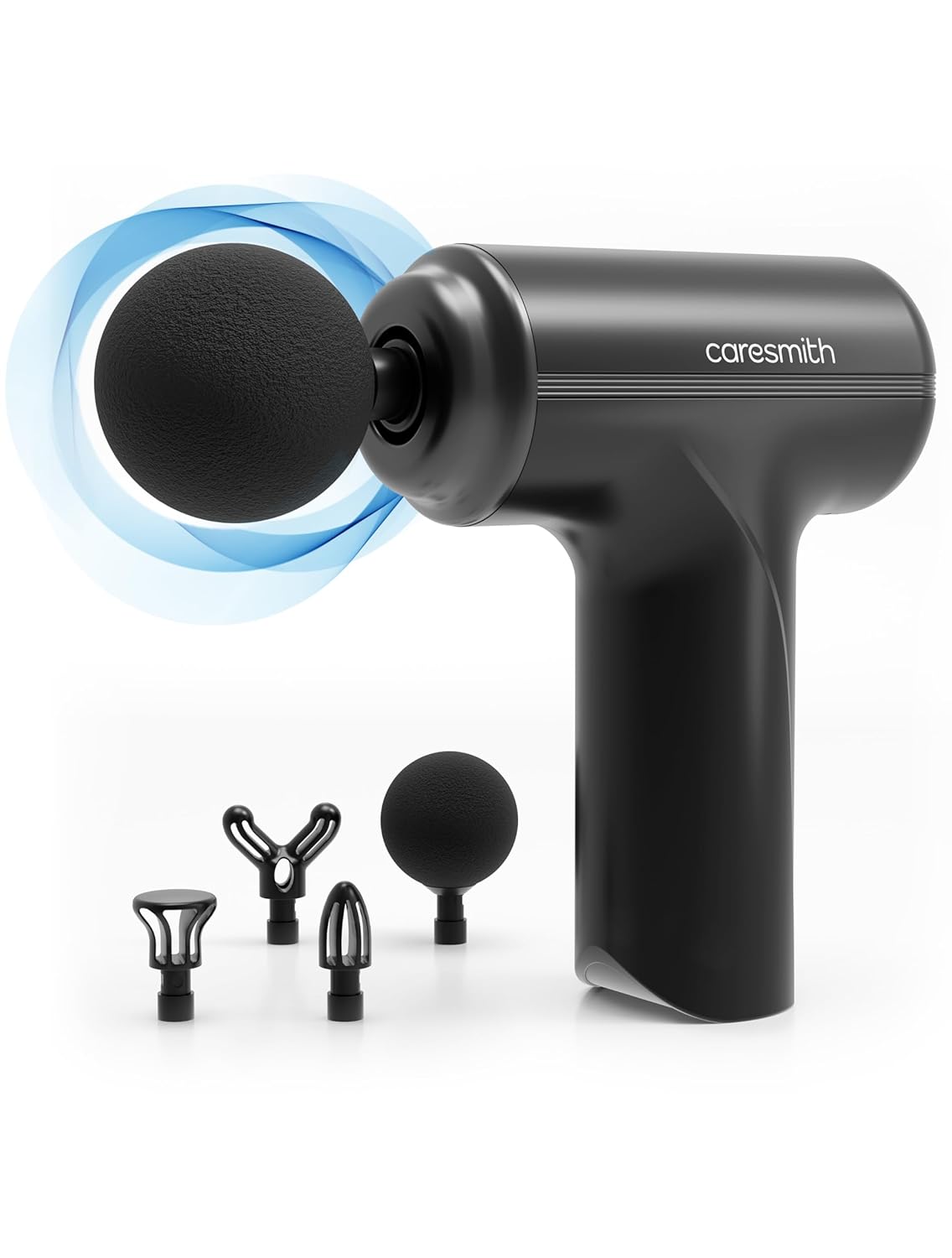 Charge Go Massage Gun | Body Massager for Pain Relief | Massage Gun for Back Leg & Full Body | 4 Specialized Heads For Full Body Pain Relief