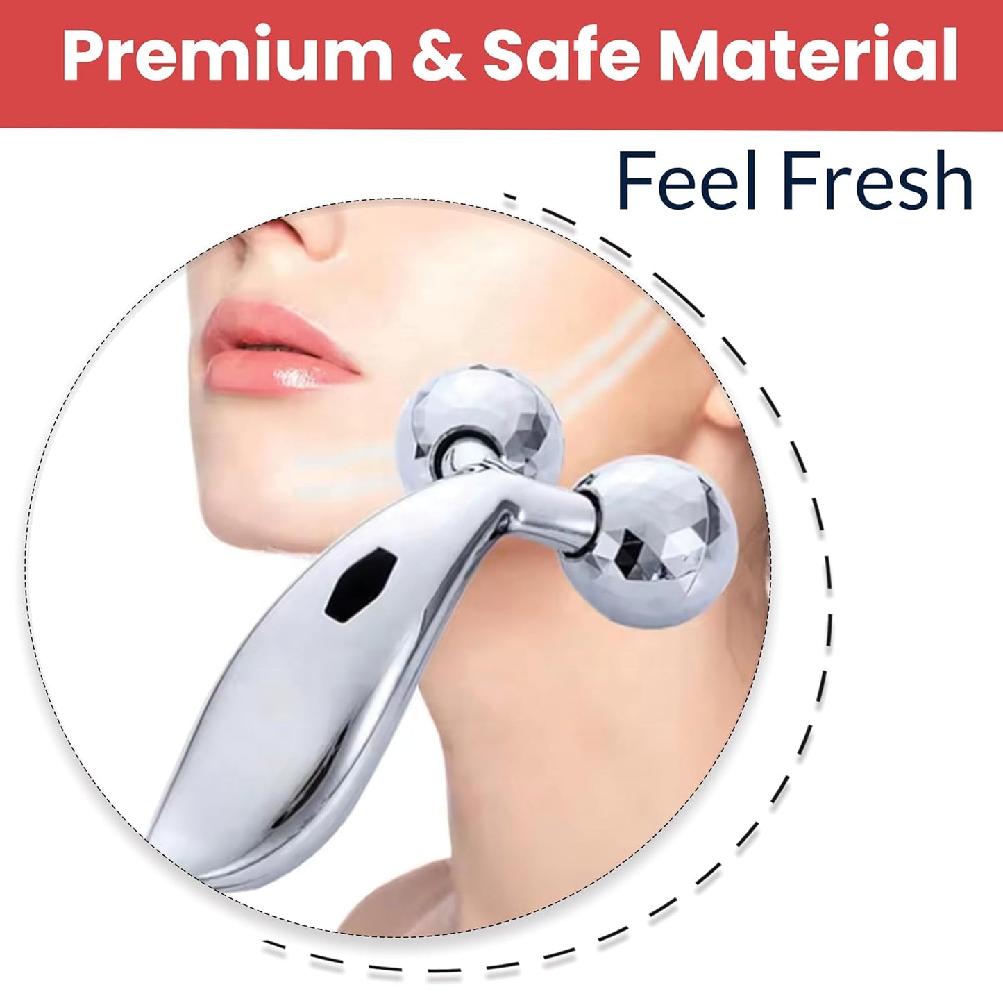3d Manual Face Massager For Women  Facial Massager & Face Roller For Glowing Skin  Self Care Product  Body Massage Tool