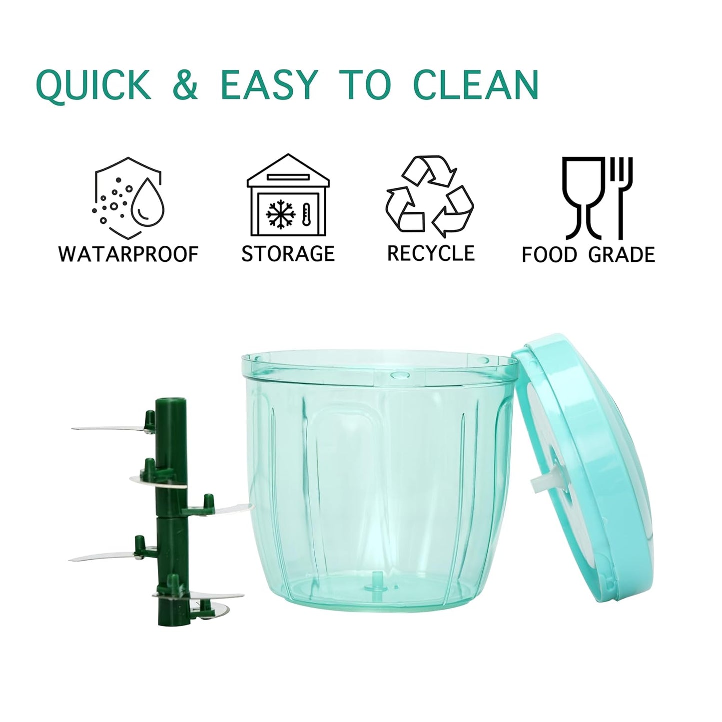 Plastic Manual Vegetable Chopper for Kitchen, Vegetable Cutter for Kitchen, Onion Cutter, Onion Chopper (Multi Colour) (900 ml)