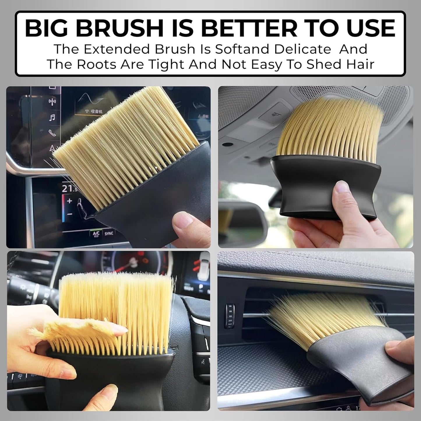 CAR INTERIOR CLEANING DUST BRUSH
