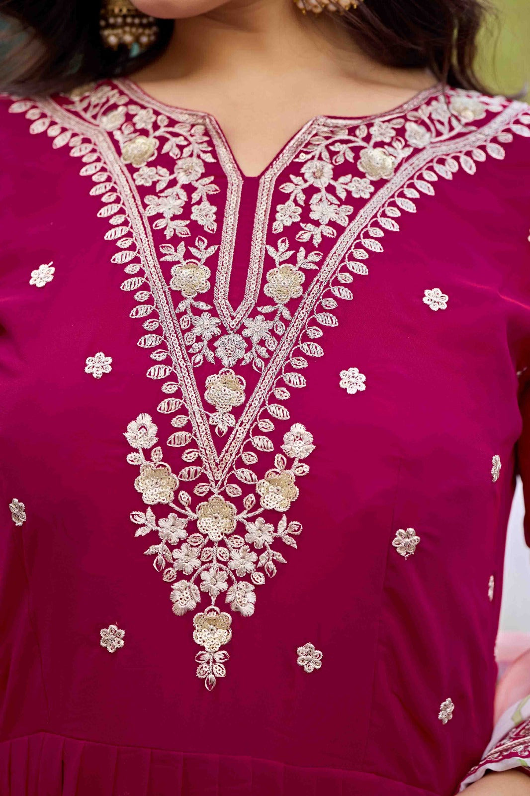 Royal Amethyst Anarkali Set