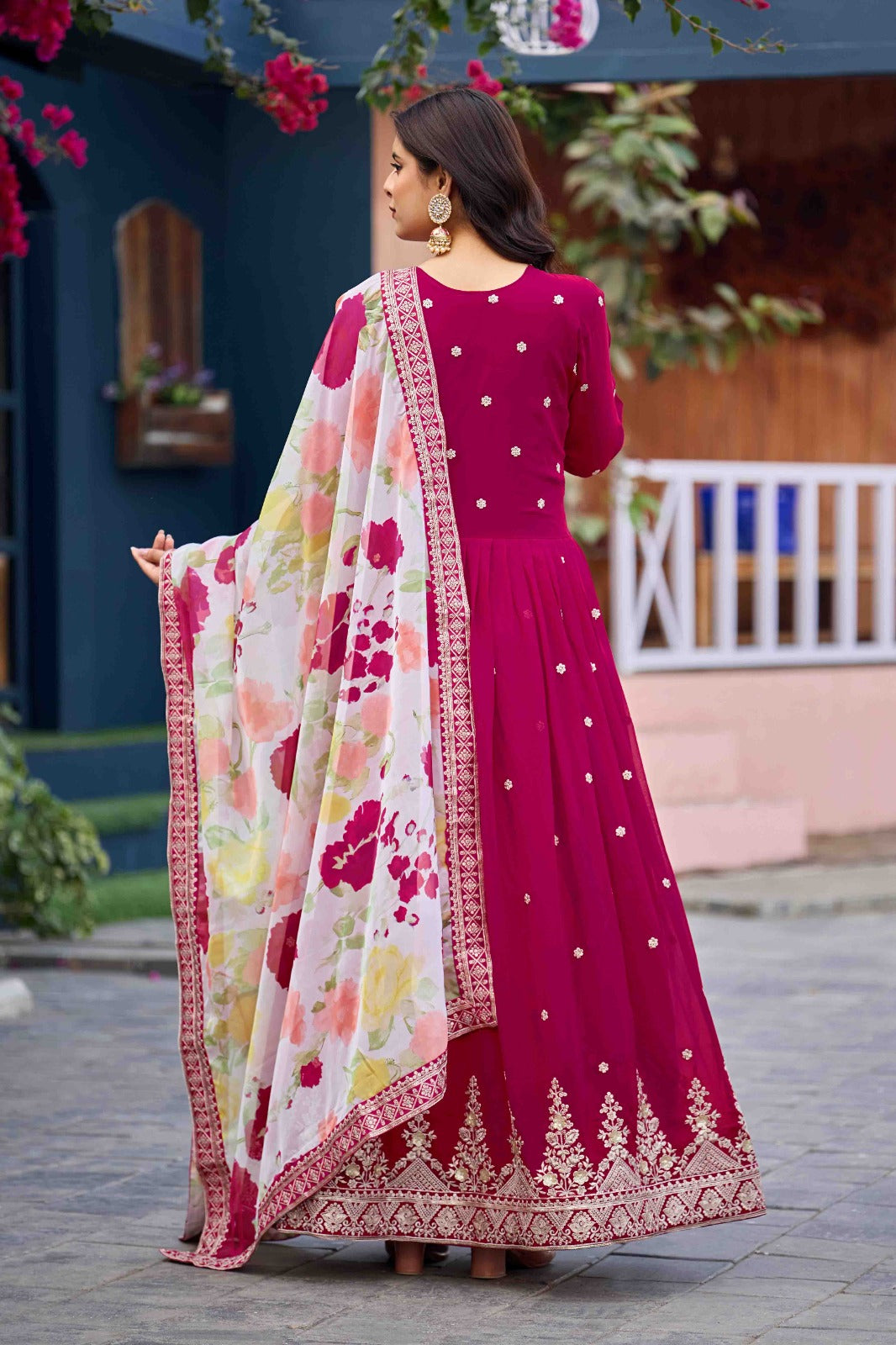 Royal Amethyst Anarkali Set