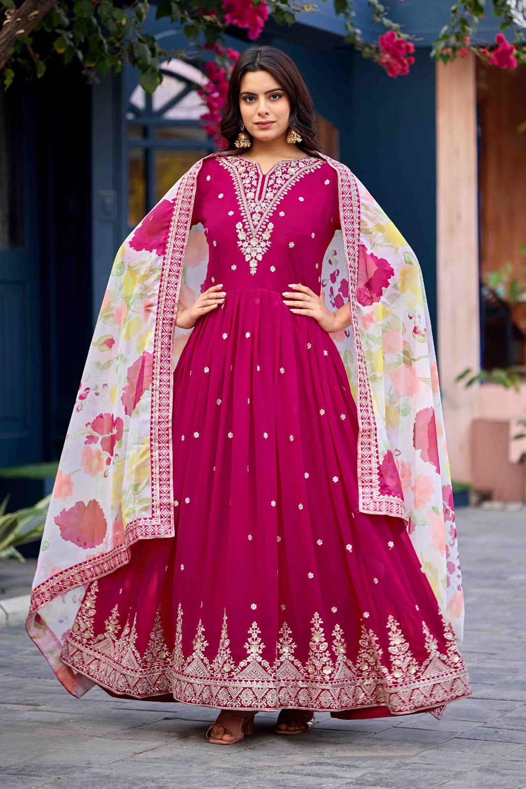 Royal Amethyst Anarkali Set