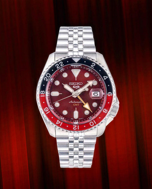 SEIKO Automatic GMT Watch – Bold Precision, Timeless Style
