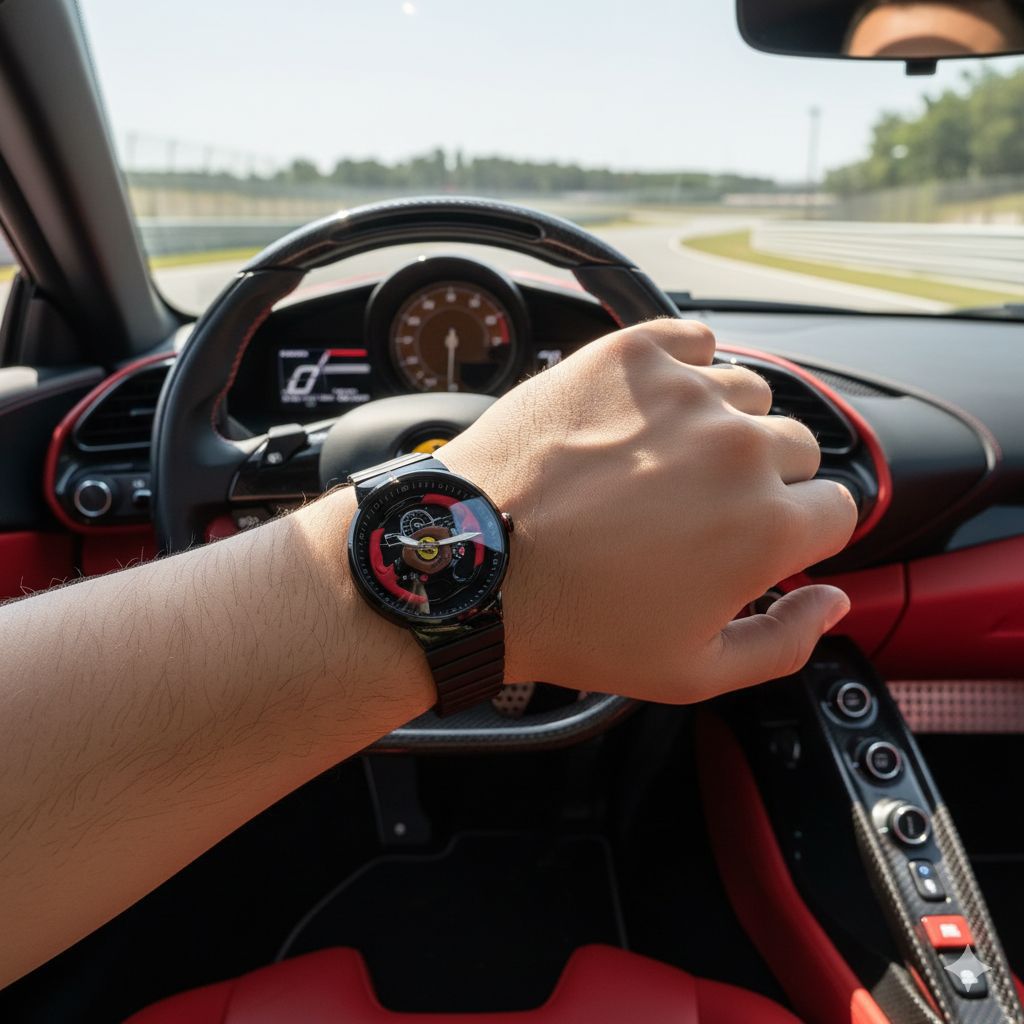 BLACK & RED HOT FERRARI
