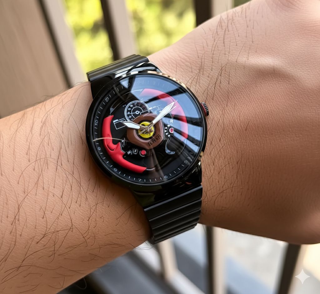 BLACK & RED HOT FERRARI