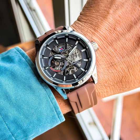 Tommy Hilfiger Automatic Skeleton Watch