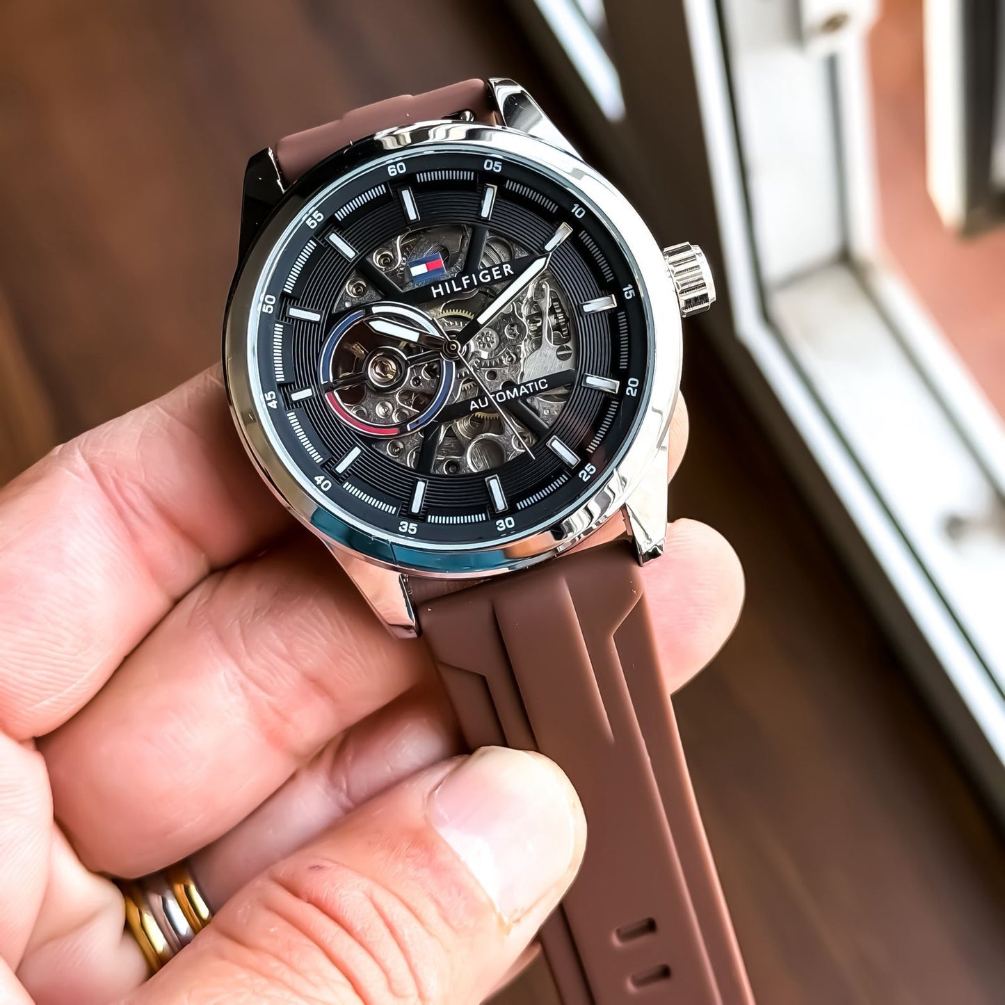 Tommy Hilfiger Automatic Skeleton Watch