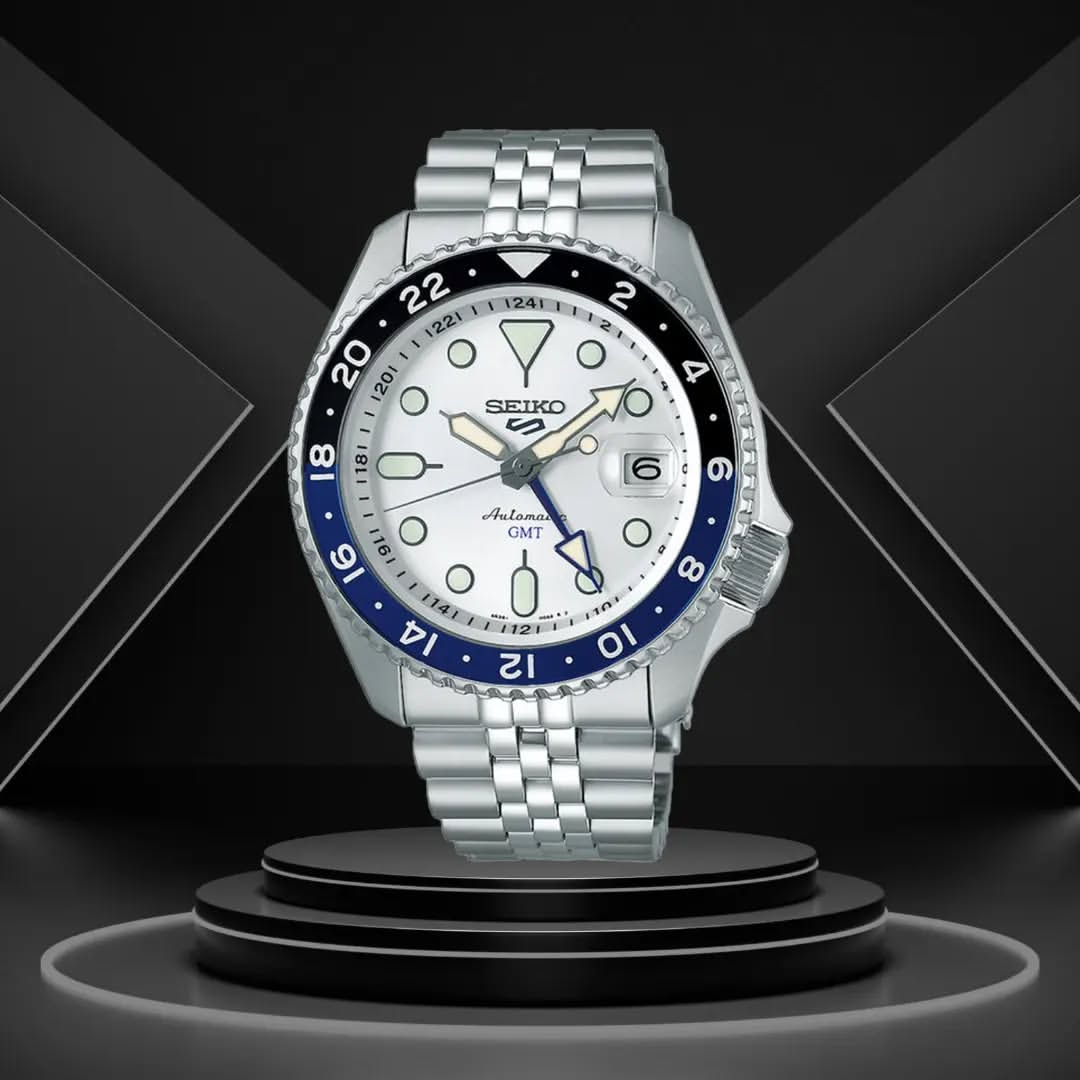 SEIKO Automatic GMT Watch – Bold Precision, Timeless Style