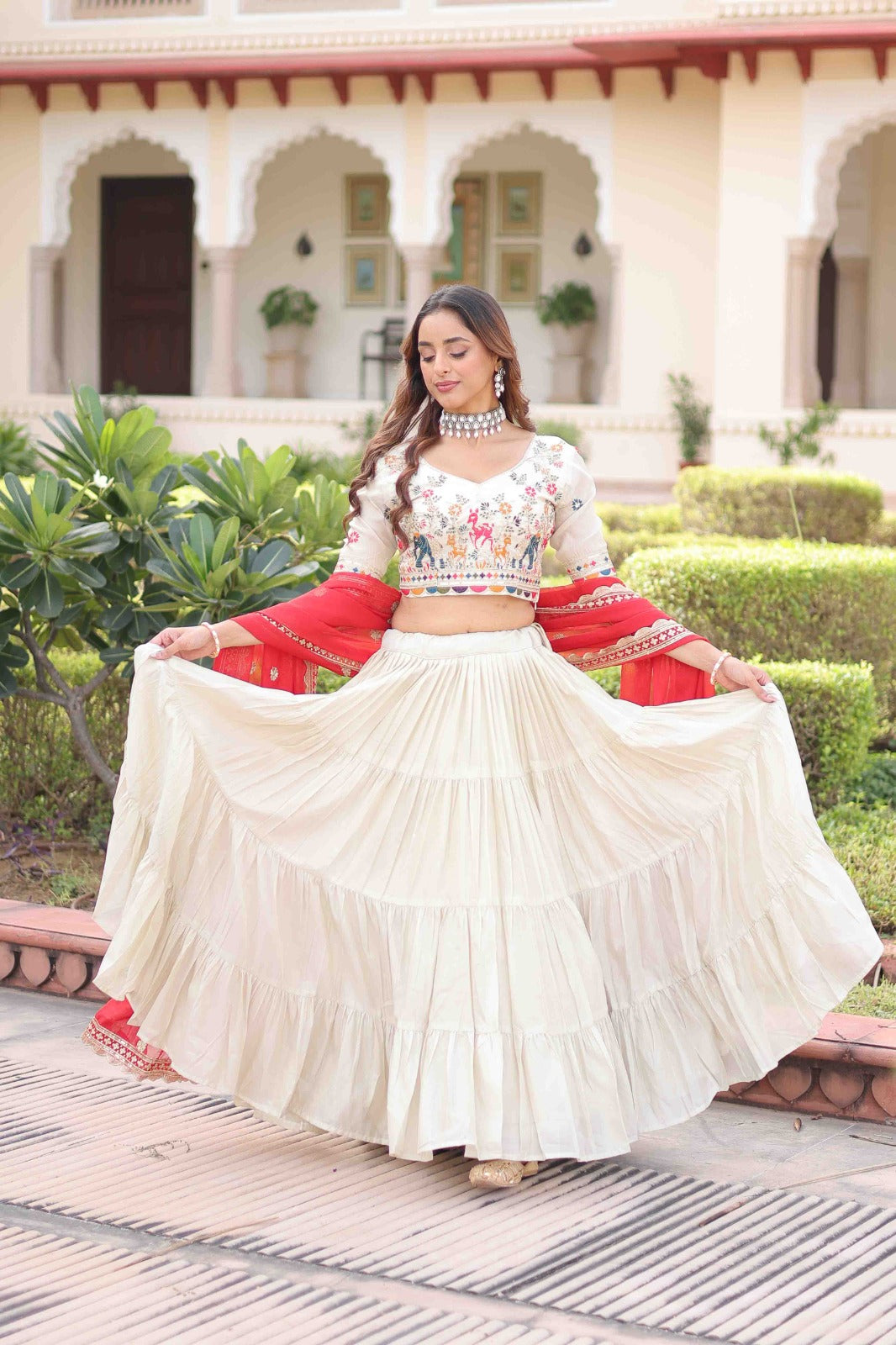 Lehenga :- (Full-Stitched)